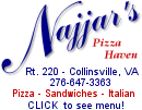 Najjar's Pizza Haven - Collinsville, Virginia
